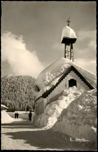 Ansichtskarte Entfelden-Reit im Winkl Kapelle im Winter 1966
