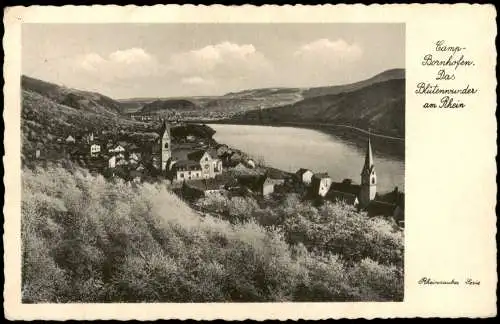 Ansichtskarte Kamp-Bornhofen Das Blütenwunder am Rhein 1937