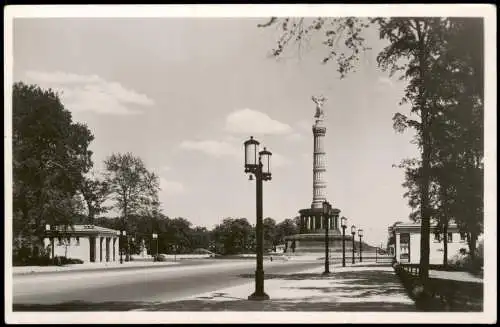 Ansichtskarte Mitte-Berlin Ost-West-Achse mit Siegessäule 1960