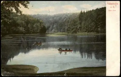 Ansichtskarte Bad Freienwalde Partie am Baa-See 1905