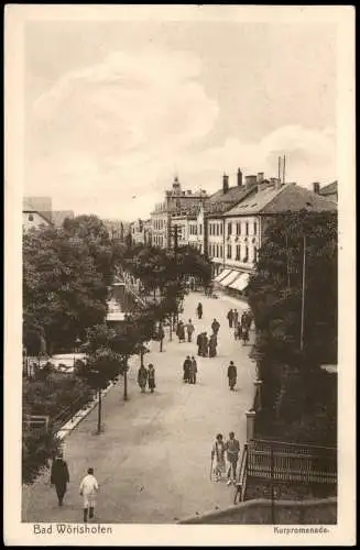 Ansichtskarte Bad Wörishofen Kurpromenade 1925