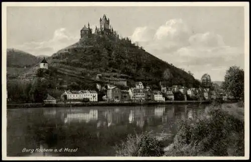 Ansichtskarte Cochem Kochem Reichsburg, Burg an der Mosel 1939