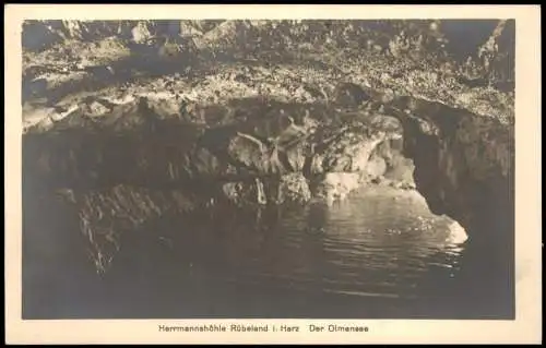 Ansichtskarte Rübeland Herrmannshöhle Rübeland i. Harz Der Olmensee 1940