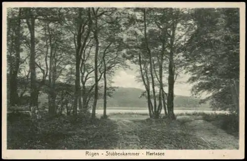 Ansichtskarte Stubbenkammer-Sassnitz Hertasee 1930