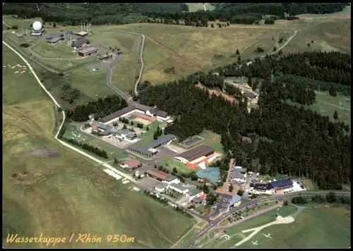 Ansichtskarte Gersfeld (Rhön) Luftbild Wasserkuppe 1988