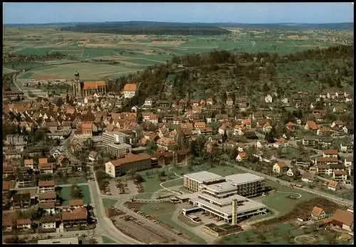 Herrenberg Luftbild Totalansicht v. Flugzeug aus, Luftaufnahme 1980