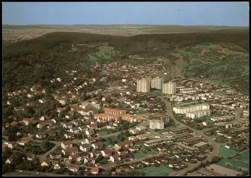 Herrenberg Luftbild Luftaufnahme Gesamtansicht v. Flugzeug aus 1980