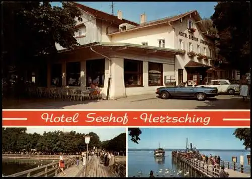 Herrsching am Ammersee Mehrbildkarte HOTEL SEEHOF Inh. G. u. A. Baumann 1980