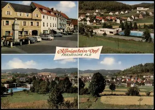 Bischofsreuth-Königstein (Oberpfalz) Mehrbildkarte  FRÄNKISCHE ALB 1975
