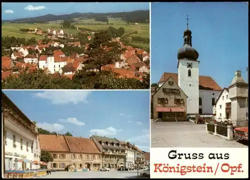 Bischofsreuth-Königstein (Oberpfalz) 3-Bild-Karte Königstein Opf. 1980