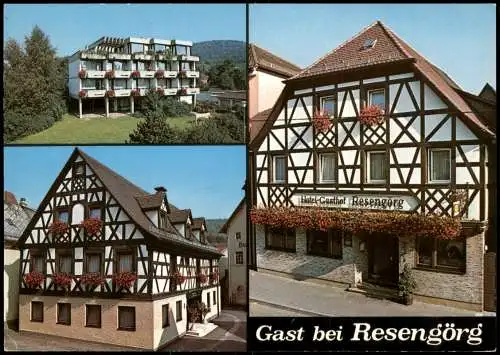 Ebermannstadt Mehrbildkarte Hotel Gasthof RESENGÖRG Familie Franz Schmitt 1980