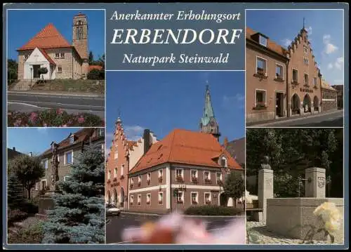 Erbendorf (Lk Tirschenreut) Mehrbildkarte Erholungsort Naturpark Steinwald 1990