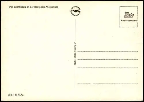 Edenkoben Mehrbildkarte mit Ortsansichten, Ort in der Pfalz 1965