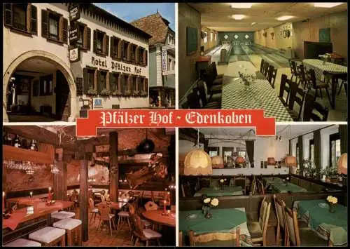 Ansichtskarte Edenkoben Reklame-Karte Pfälzer Hof Hotel und Restaurant 1975