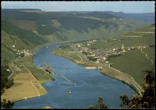 Ansichtskarte Enkirch (Mosel)-Traben-Trarbach Gesamtansicht Mosel Blick 1974