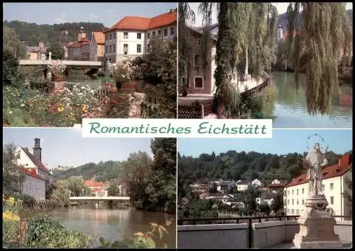 Eichstätt Mehrbildkarte 4 Ansichten Romantisches Eichstätt 1992