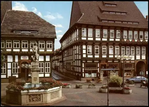 Ansichtskarte Einbeck Brodhaus und Rats-Apotheke, Fachwerk-Häuser 1980