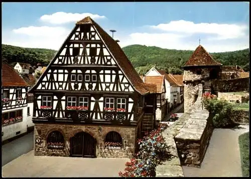 Ansichtskarte Dörrenbach Historisches Rathaus erbaut 1590 1980