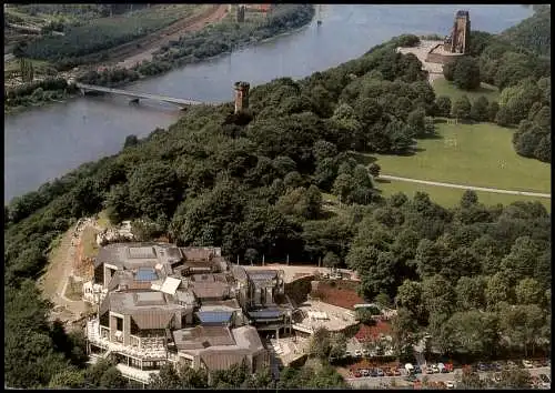 Syburg-Dortmund Spielbank Hohensyburg vom Flugzeug Luftbild Luftaufnahme 1985