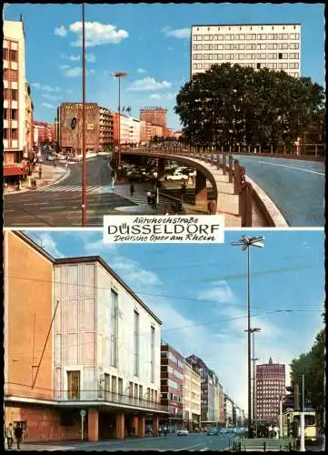 Ansichtskarte Düsseldorf Autohochstraße, Deutsche Oper am Rhein 1975