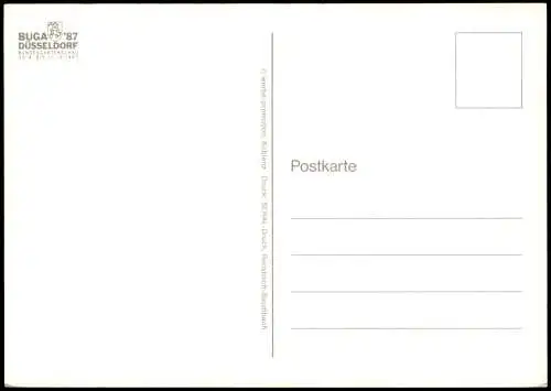 Düsseldorf BUGA Bundesgartenschau (Mehrbild-AK 4 Ansichten) 1987