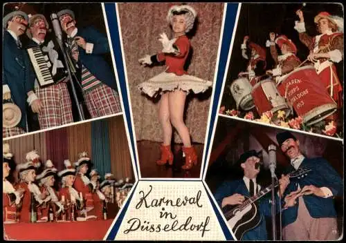 Düsseldorf Karneval (Fassnacht) Personen Narren-Korps Funkenmariechen 1960