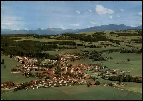 Ansichtskarte Durach Panorama-Ansicht Gesamtansicht v. Flugzeug aus 1980
