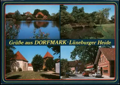 Dorfmark-Bad Fallingbostel  Dorfmark (Mehrbildkarte, Lüneburger Heide) 1990