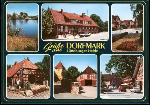 Dorfmark Bad Fallingbostel Mehrbild-AK MB Dorfmark Lüneburger Heide 1990