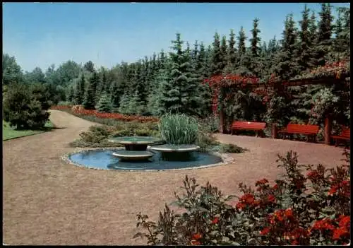 Ansichtskarte Mönchengladbach Bunter Garten 1965