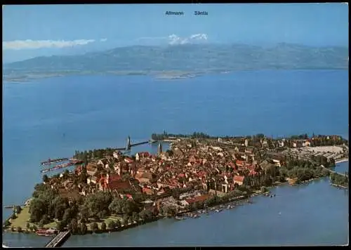 Ansichtskarte Lindau (Bodensee) Luftbild 1980