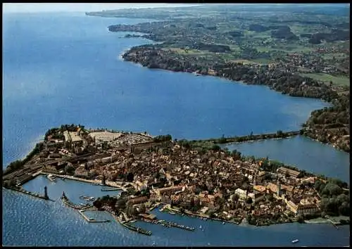 Ansichtskarte Lindau (Bodensee) Luftbild aus großer Höhe 1988