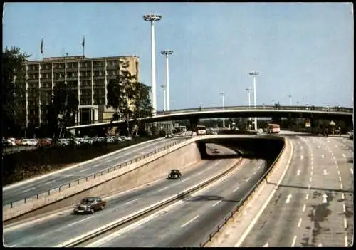 Ansichtskarte Leverkusen Stadtautobahn 1965