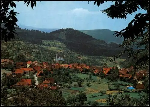 Lautenbach (Ortenaukreis) Panorama-Ansicht LAUTENBACH (MURGTAL) 1970