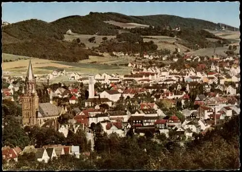 Ansichtskarte Letmathe-Iserlohn Panorama-Ansicht; Ort im Sauerland 1961