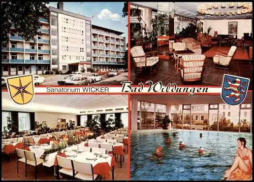 Bad Wildungen SANATORIUM WICKER Privat-Krankenanstalt Krankheiten 1975/1973
