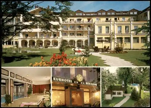 Ansichtskarte Bad Wörishofen RESIDENZ KNEIPPKURHOTEL (Mehrbildkarte) 1987