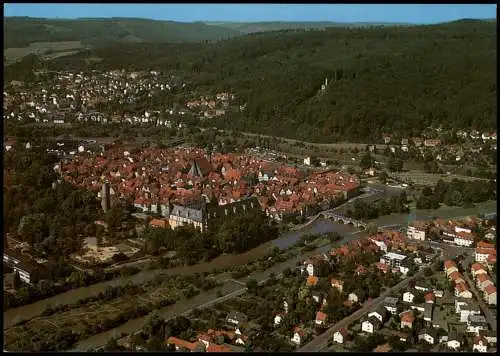 Ansichtskarte Hann. Münden Luftbild 1991