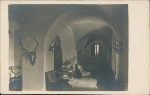 Frögenau Ostpreußen Osterode Frygnowo Gutshaus Innen Thomasius 1918 Privatfoto