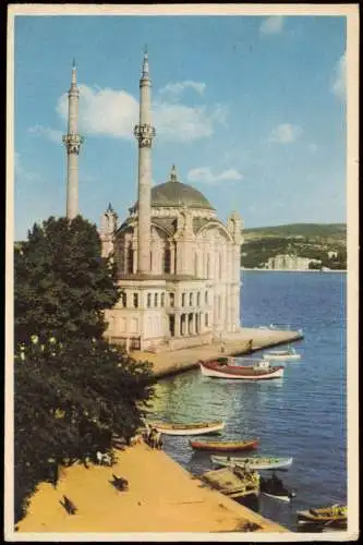 Istanbul Konstantinopel Constantinople Ortaköy Mosque Moschee 1967 Par Avion