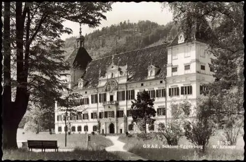 Ansichtskarte Graz Schloss Eggenberg 1960