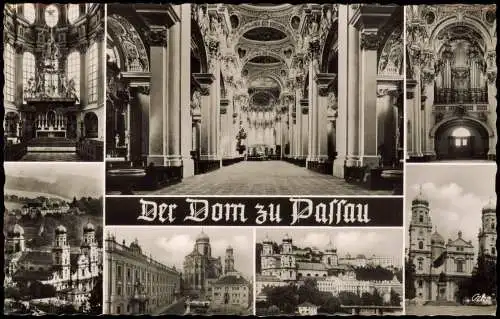 Ansichtskarte Passau Dom St. Stephan - Mehrbild AK 1975