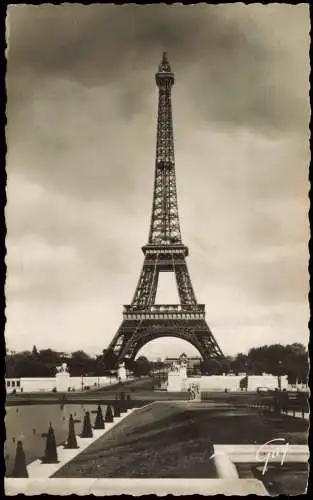 CPA Paris Eiffelturm Tour Eiffel - Fotokarte 1964
