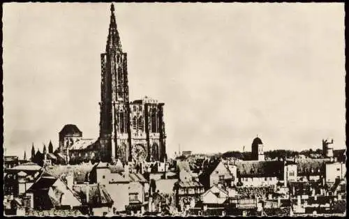 CPA Straßburg Strasbourg Blick auf die Stadt 1954