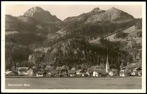 Ansichtskarte Bayrischzell Panorama-Ansicht 1954