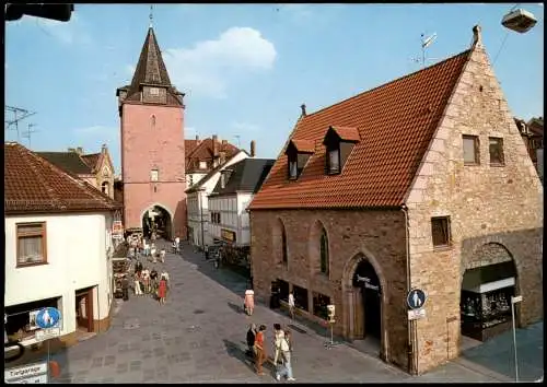 Helmstedt Stadtteilansicht Straßen Partie am Hausmannsturm 1980