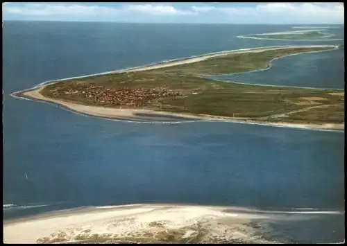 Ansichtskarte Langeoog Luftbild aus großer Höhe 1977