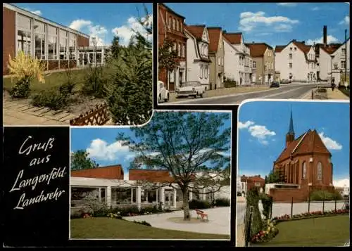 Langenfeld (Rheinland) Landwehr: Straßen, Gebäude Mehrbild 1976