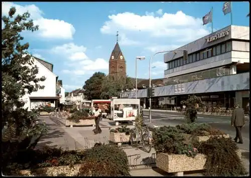 Ansichtskarte Langenfeld (Rheinland) Zentrum Solinger Straße 1977