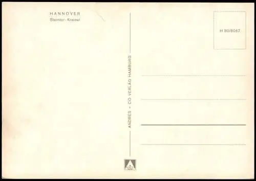 Ansichtskarte Hannover Steintor-Kreisel 1970